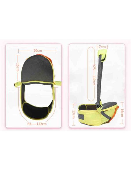 Hipsite No Back With Supporting Strap - Green Frog buy in online store