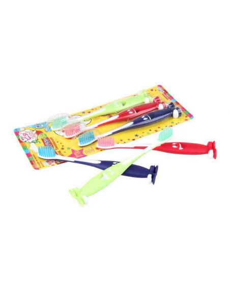 Baby toothbrushes on suckers - 3pcs in pack buy in online store Baby toothbrushes on suckers - 3pcs in pack buy in online store