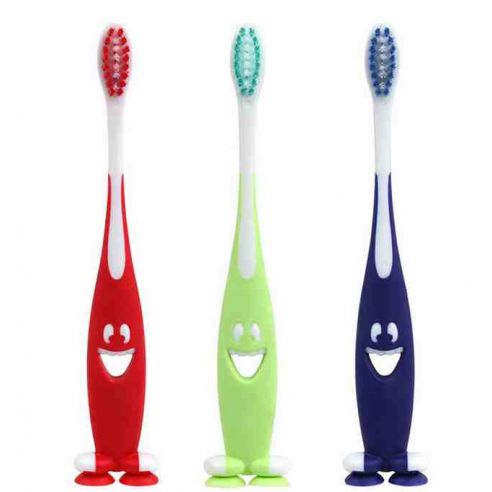 Baby toothbrushes on suckers - 3pcs in pack buy in online store