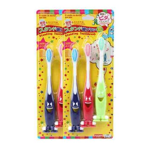 Baby toothbrushes on suckers - 3pcs in pack buy in online store