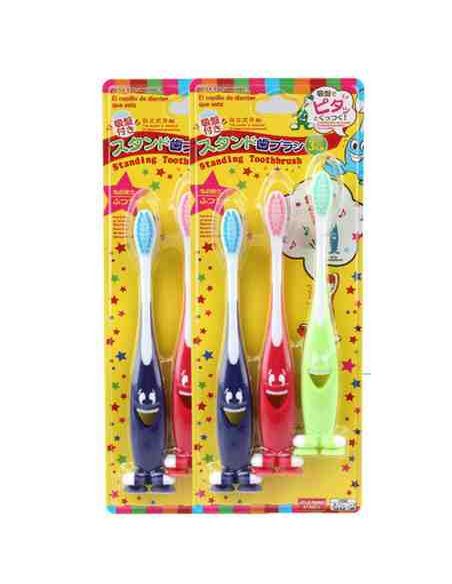 Baby toothbrushes on suckers - 3pcs in pack buy in online store Baby toothbrushes on suckers - 3pcs in pack buy in online store