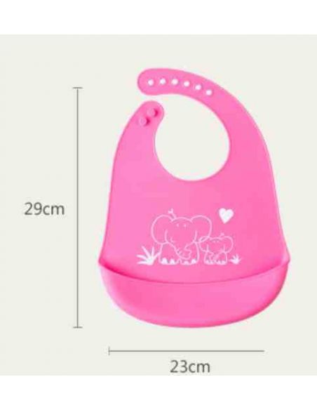 Silicon Bib Silicone Soft Silicone Pattern buy in online store