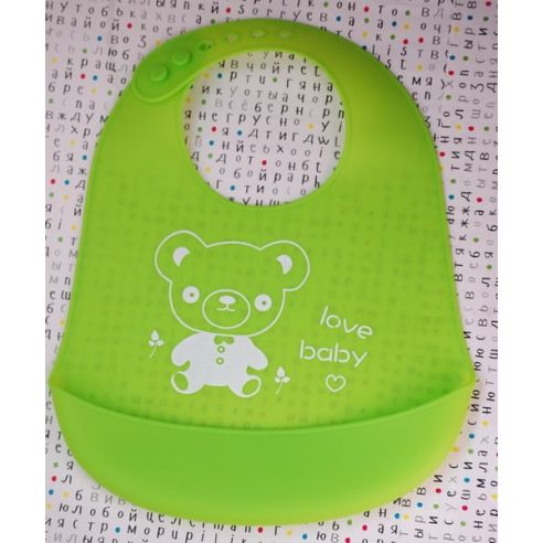 Silicon Bib Silicone Soft Silicone Pattern buy in online store