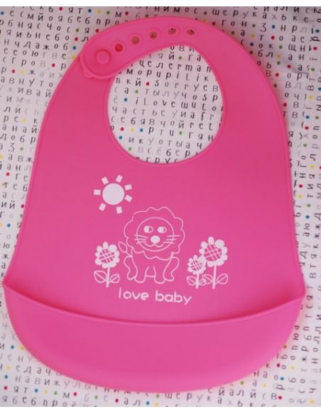 Silicon Bib Silicone Soft Silicone Pattern buy in online store