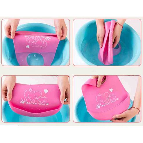 Silicon Bib Silicone Soft Silicone Pattern buy in online store
