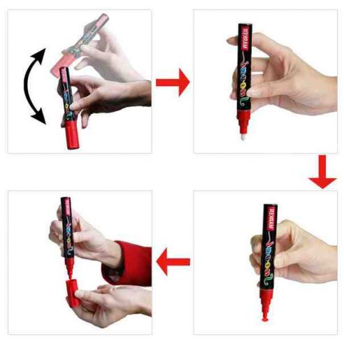 Chalk marker refueling buy in online store