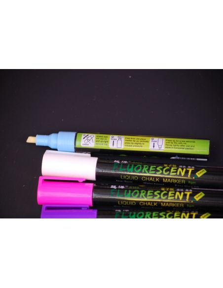 Clear marker on water based Fluorescent - beveled and round edge buy in online store Clear marker on water based Fluorescent - beveled and round edge buy in online store