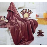 Towel Corner + 2 Hand Toys (Percherd) + Toy Rattle - Monkey buy in online store 2