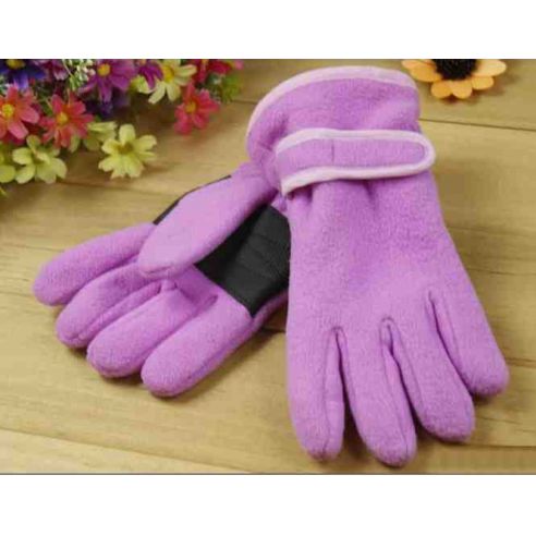 Picks from fleece on Velcro with polar insulation Thinsulate Lilac 7-10 years buy in online store