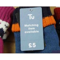 Clamps knitted with polar insulation Thinsulate blue 3-6 years buy in online store 2