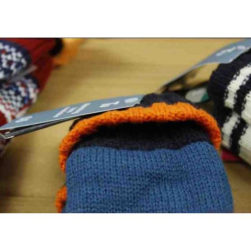 Clamps knitted with polar insulation Thinsulate blue 3-6 years buy in online store