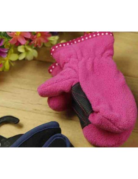 Mittens from Flis Thinsulate with Polar Insulation Pink 2-3 years buy in online store