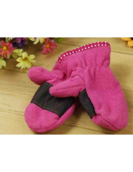 Mittens from Flis Thinsulate with Polar Insulation Pink 2-3 years buy in online store