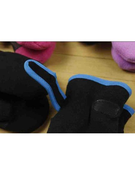 Mitches from the Thinsulate fleece with polar insulation black with blue 1-2 years buy in online store