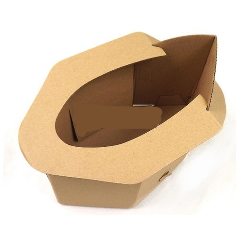 Pot cardboard folding buy in online store
