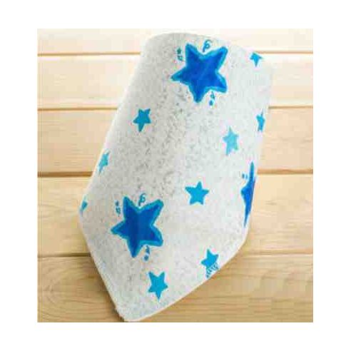 Whirl, bib, araphak on button - stars blue buy in online store