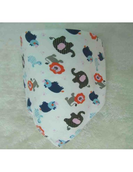 Whirl, bib, araphak on button - lions, elephants and rhinos buy in online store Whirl, bib, araphak on button - lions, elephants and rhinos buy in online store