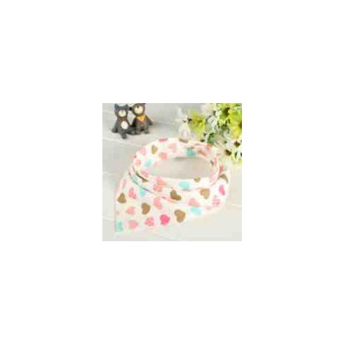 Whirl, bib, araphak on the button - pink hearts buy in online store