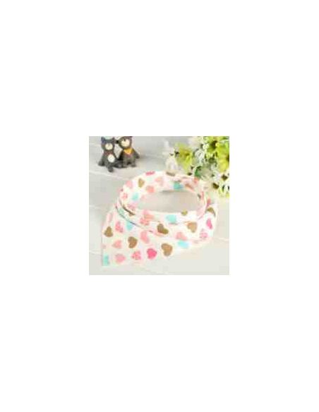 Whirl, bib, araphak on the button - pink hearts buy in online store Whirl, bib, araphak on the button - pink hearts buy in online store