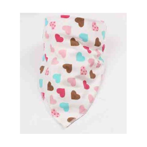Whirl, bib, araphak on the button - pink hearts buy in online store