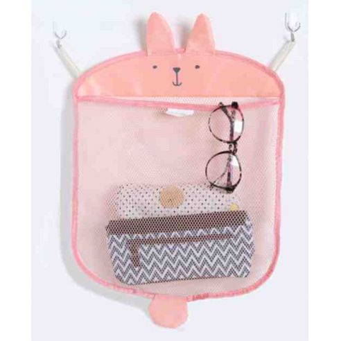 Mesh Organizer for storing toys in the Bathroom Alarger + 2 Vacuum Hook - Blue buy in online store