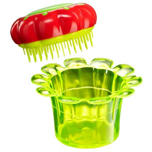 Children's Comb TT Flower - Yellow-Green buy in online store