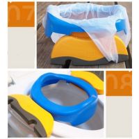 Road folding pot plastic pink and toilet seat 2 in 1 buy in online store 2