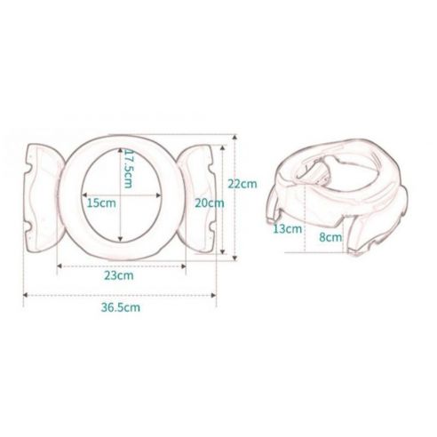 Road folding pot plastic pink and toilet seat 2 in 1 buy in online store
