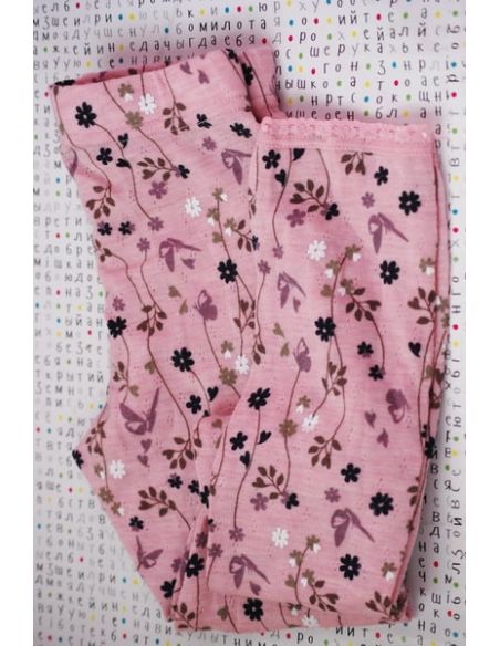 Thermo Pants Name It Pure Wool Merino Pink Flowers Size 56 buy in online store