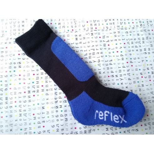 Reflex socks with a terry sole 19-22 blue buy in online store