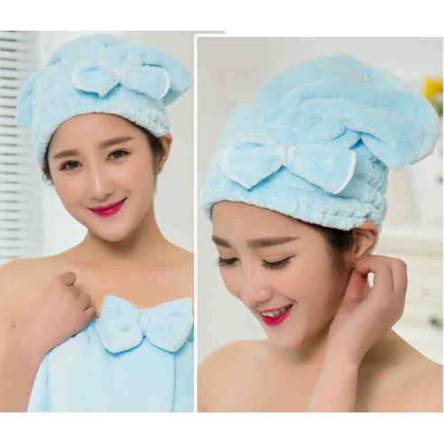 Towel-hat for drying hair of dense microfiber buy in online store