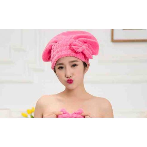 Towel-hat for drying hair of dense microfiber buy in online store
