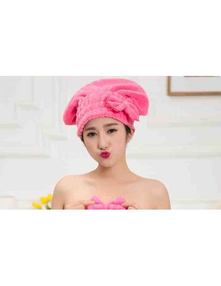 Towel-hat for drying hair of dense microfiber buy in online store