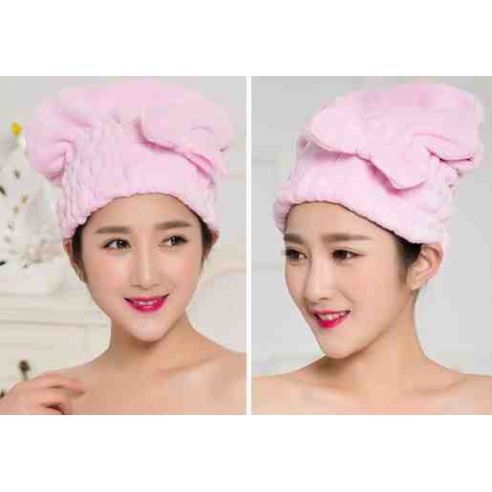 Towel-hat for drying hair of dense microfiber buy in online store