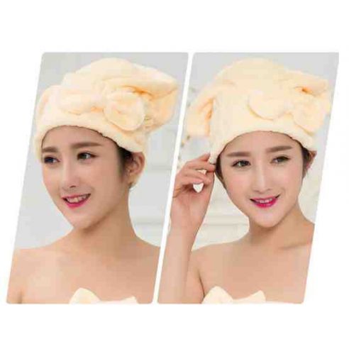 Towel-hat for drying hair of dense microfiber buy in online store