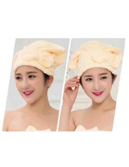 Towel-hat for drying hair of dense microfiber buy in online store