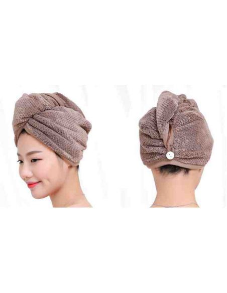 Towel Chalma, Turban for drying of soft microfiber hair buy in online store