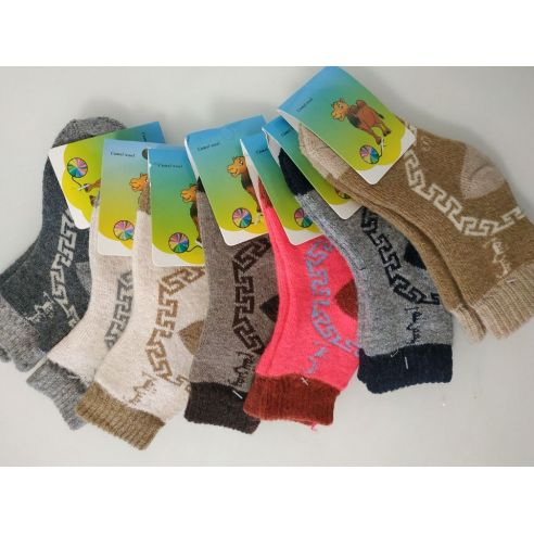 Socks from camel wool terry s (11-13cm) buy in online store