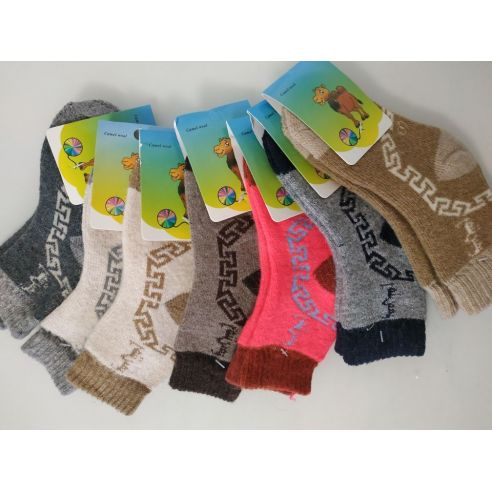 Socks from camel wool terry s (11-13cm) buy in online store