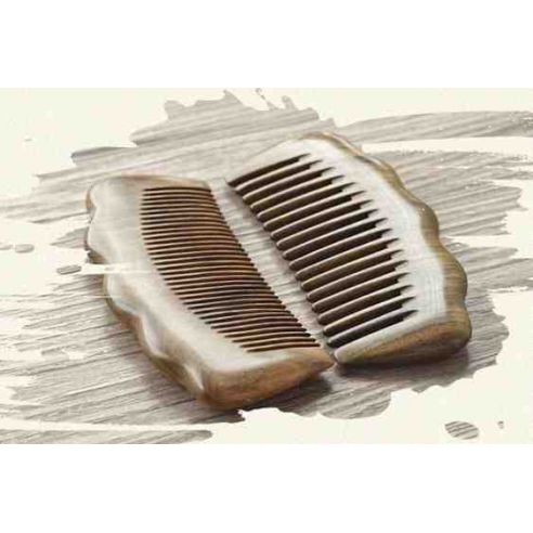 Sandalwood comb wide teeth buy in online store