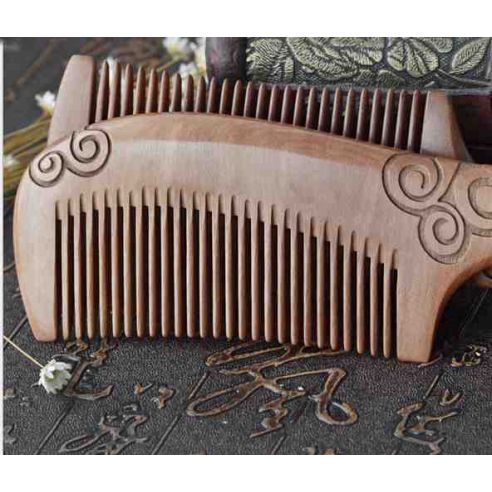 Sandalwood comb with pattern buy in online store