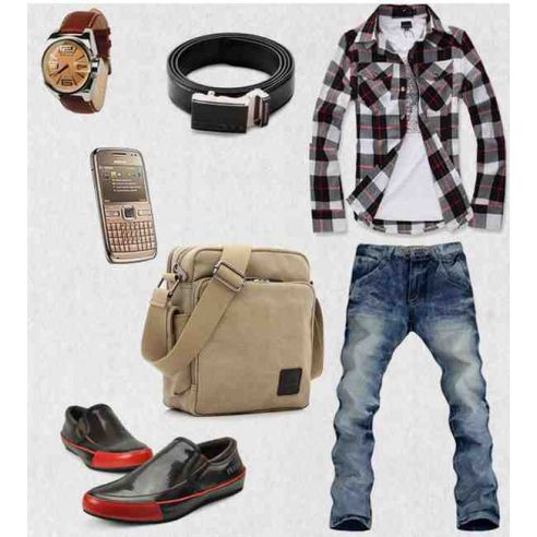 Men's Bag Barstie Cotton K001 Black buy in online store