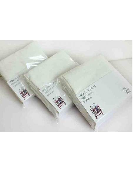 Multilayer gauze for diapers of cotton 70 * 70 (6pcs) buy in online store