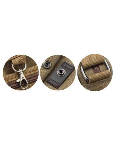 Men's bag Barstie Cotton K003 Khaki buy in online store Men's bag Barstie Cotton K003 Khaki buy in online store