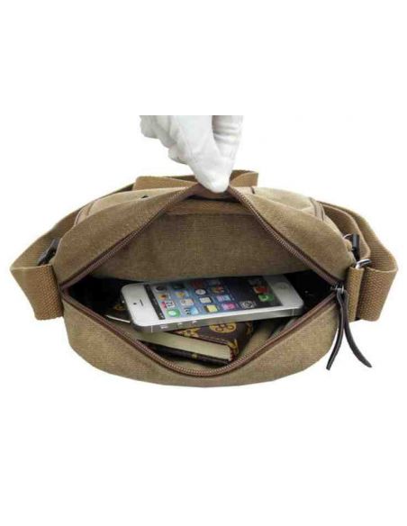 Men's bag Barstie Cotton K003 Khaki buy in online store Men's bag Barstie Cotton K003 Khaki buy in online store