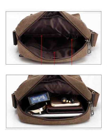 Men's Bag Barstie Cotton K005 Brown buy in online store Men's Bag Barstie Cotton K005 Brown buy in online store