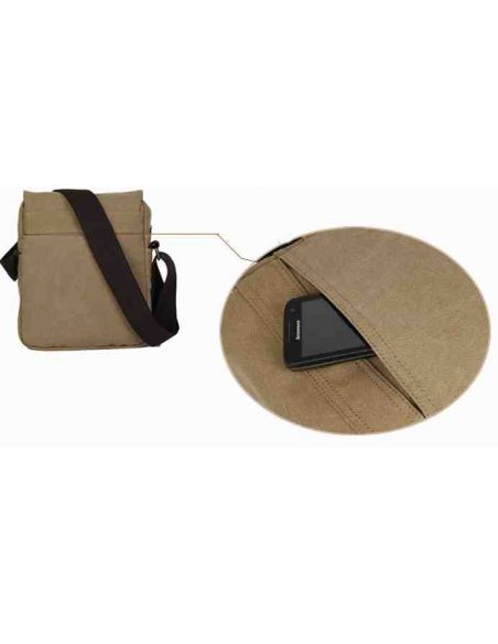 Men's bag Barstie Cotton K008 Sand buy in online store Men's bag Barstie Cotton K008 Sand buy in online store