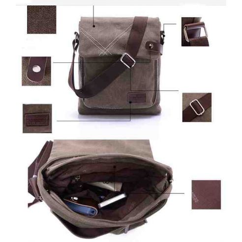 Men's Bag Barstie Cotton K009 Brown buy in online store
