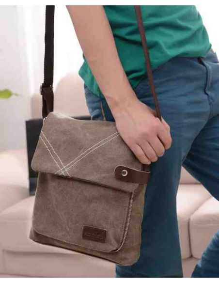 Men's Bag Barstie Cotton K009 Brown buy in online store Men's Bag Barstie Cotton K009 Brown buy in online store