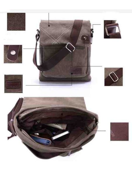 Men's Bag Barstie Cotton K009 Black buy in online store Men's Bag Barstie Cotton K009 Black buy in online store